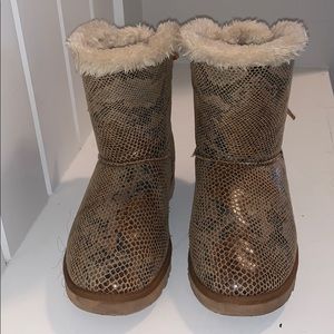 Snake skin UGG boots